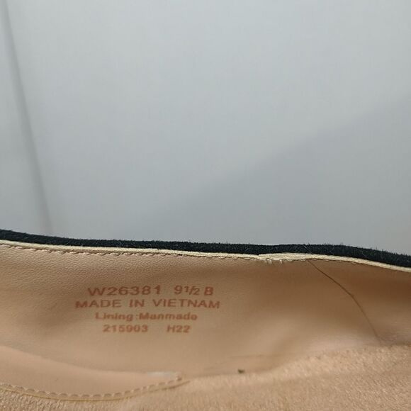 Cole Haan The Go-To Pump Women’s Size 9.5B Black Croc Leather / Suede Heels. - Picture 7 of 9